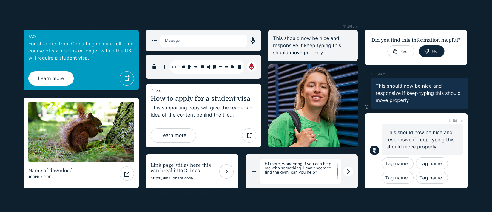 Designing a conversational AI Powered chatbot for University of Nottingham hero