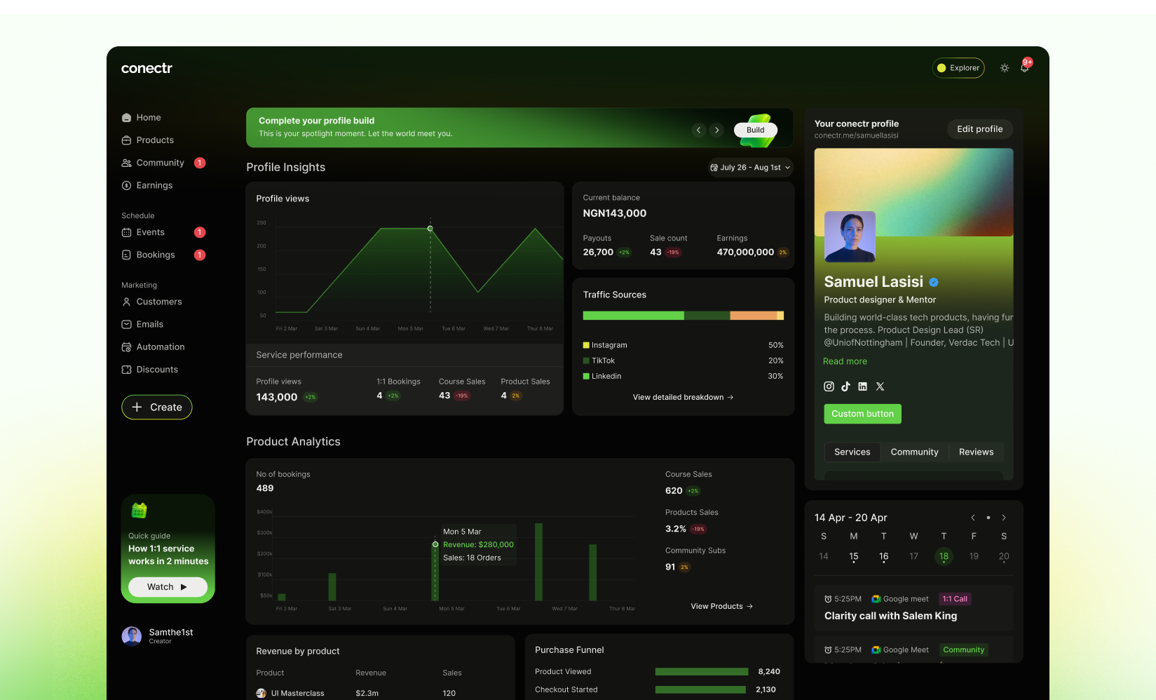 Building conectr: a creator-audience Platform for global influencers, thought leaders and individuals with large following hero